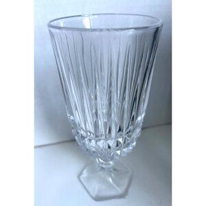 NEW Vtg Fostoria Heritage 2887 HE03/893 Lead‎ Crystal 4 Tea Glasses Collectible